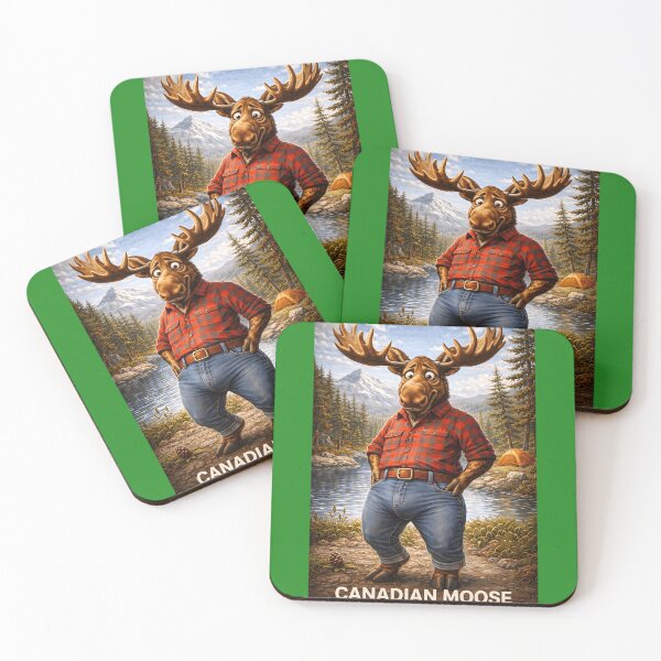 Item preview, Canadian Moose Funny Country Animal Pun designed and sold by Hornace88studio.
