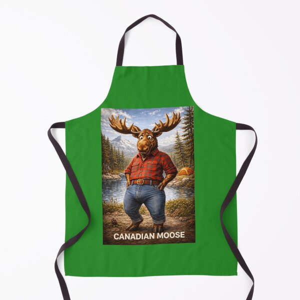 Item preview, Canadian Moose Funny Country Animal Pun designed and sold by Hornace88studio.