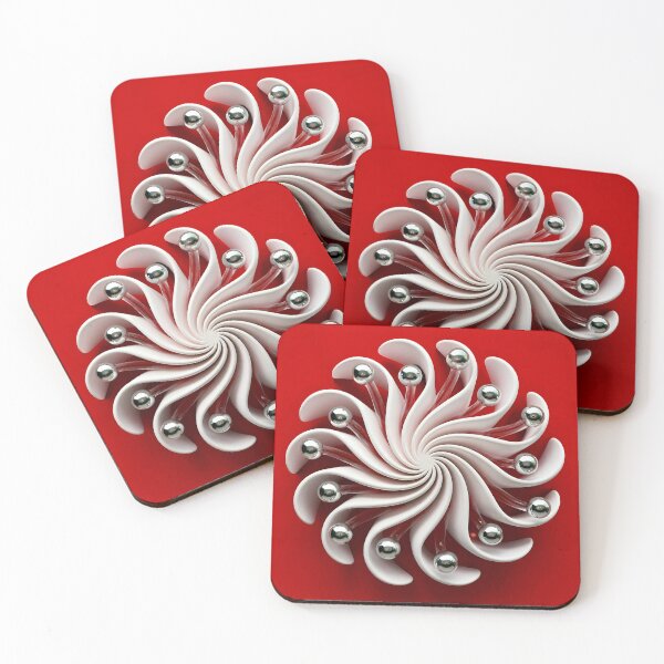 Item preview, Spiral of Spoons and Spheres designed and sold by Vicky Brago-Mitchell®.