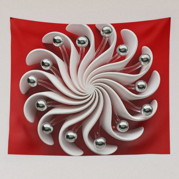 Item preview, Spiral of Spoons and Spheres designed and sold by Vicky Brago-Mitchell®.