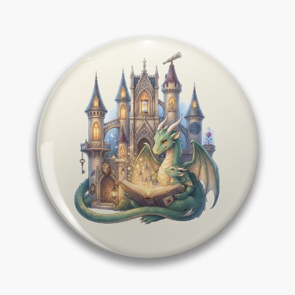 Item preview, Dragon Storytime Fantasy Castle Lover designed and sold by MythicCotton.