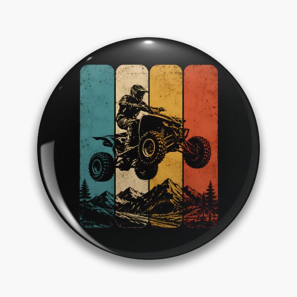 Item preview, Retro Mountain Adventure Vintage Off Road Rider designed and sold by Moizento.