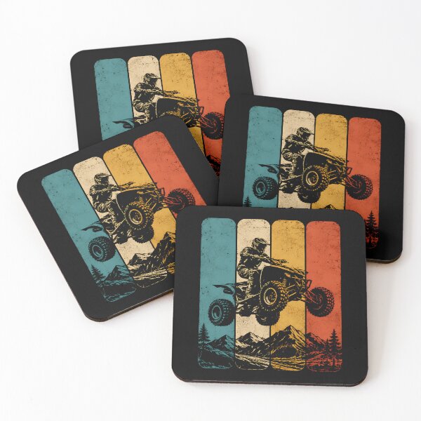 Item preview, Retro Mountain Adventure Vintage Off Road Rider designed and sold by Moizento.