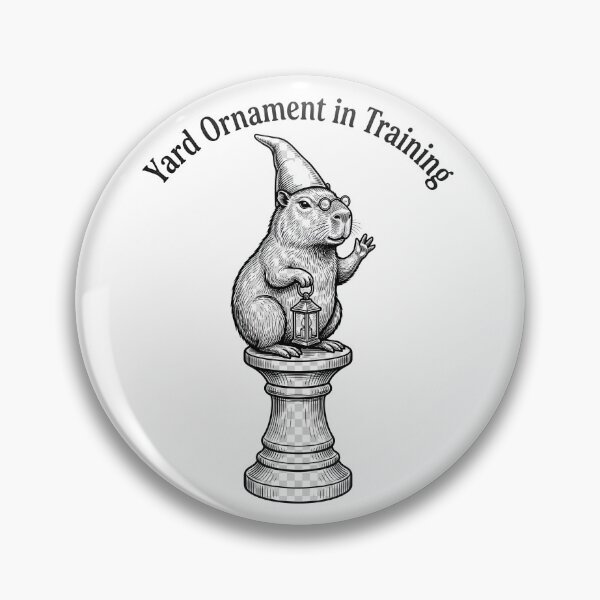Item preview, Yard Ornament in Training Funny Capybara Garden Gnome T-Shirt | Cute Capybara Gift designed and sold by StickerNestYou.