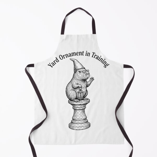 Item preview, Yard Ornament in Training Funny Capybara Garden Gnome T-Shirt | Cute Capybara Gift designed and sold by StickerNestYou.