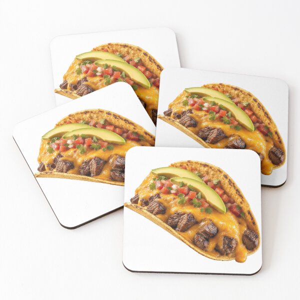 Item preview, Loaded Cheesy Beef Taco Graphic Tee | Hyper Realistic Taco designed and sold by Verycutethings.