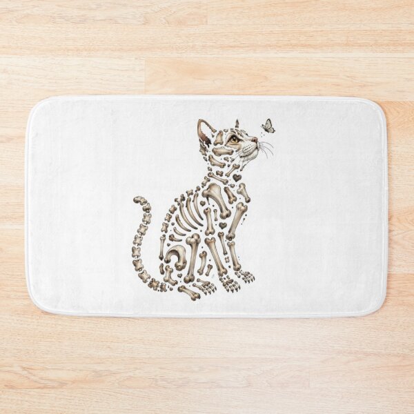 Item preview, Anatomical Cat Skeleton and Butterfly designed and sold by Snurly.
