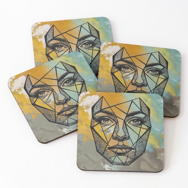 Item preview, FACE | Fragmented Cubist Portrait designed and sold by ekemarket.