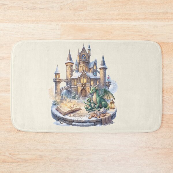 Item preview, Winter Dragon Family Fantasy Castle Lover designed and sold by MythicCotton.
