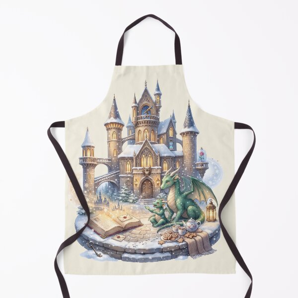 Item preview, Winter Dragon Family Fantasy Castle Lover designed and sold by MythicCotton.