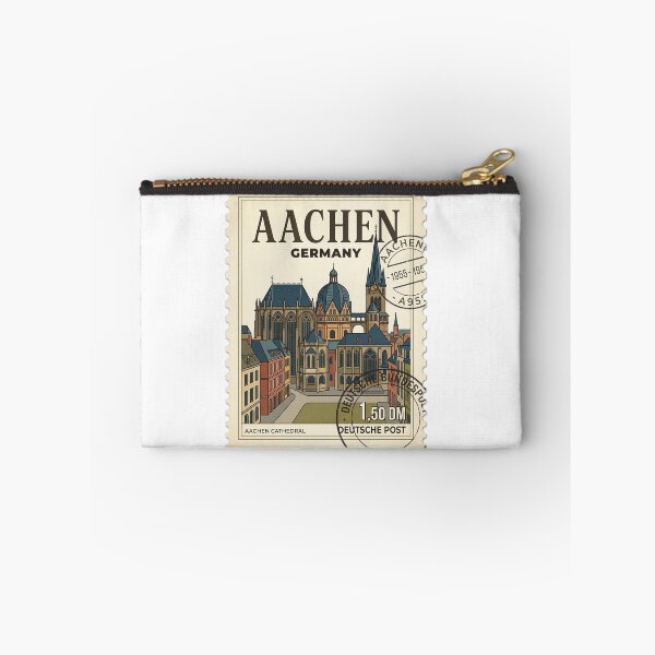 Item preview, Vintage Aachen Cathedral Germany Travel Stamp designed and sold by k3rstman1.