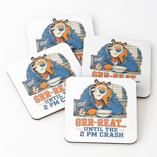 Item preview, Grr-reat Until The 2 PM Crash T-Shirt designed and sold by CerealBoxInk.