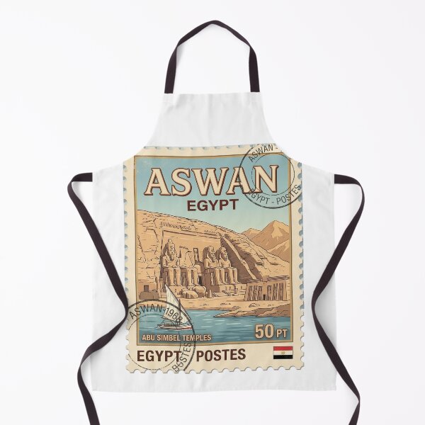 Item preview, Vintage Abu Simbel Egypt Travel Stamp designed and sold by k3rstman1.
