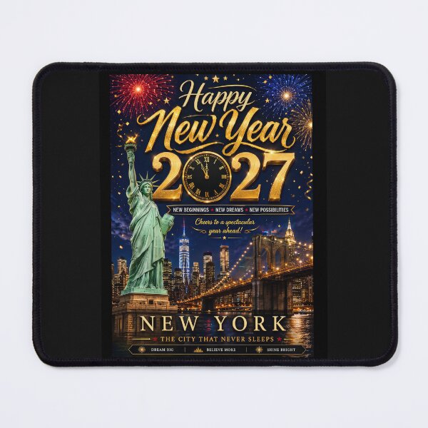 Item preview, Happy New Year 2027 - New York Celebration - Ring in the New Year in Times Square designed and sold by DBM Photo Art 1.