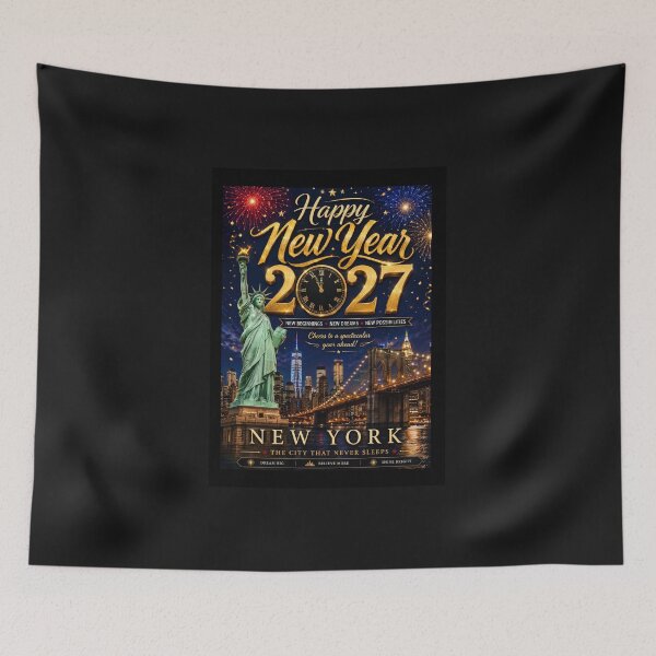 Item preview, Happy New Year 2027 - New York Celebration - Ring in the New Year in Times Square designed and sold by DBM Photo Art 1.