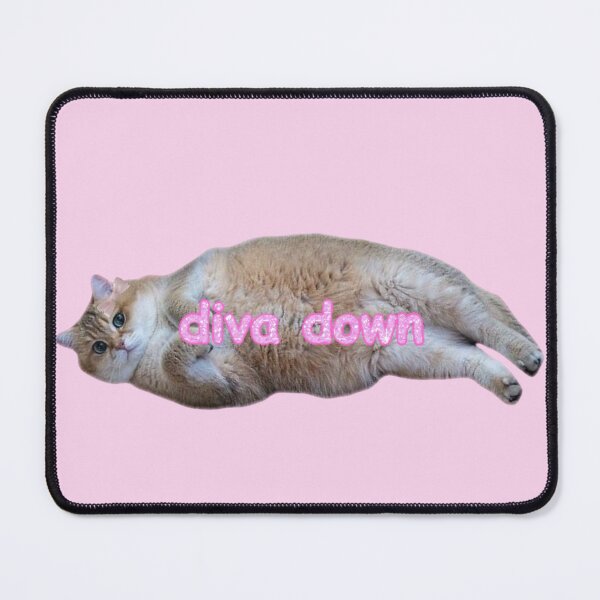 Item preview, "diva down" kitty!! designed and sold by PLANET-VEE.