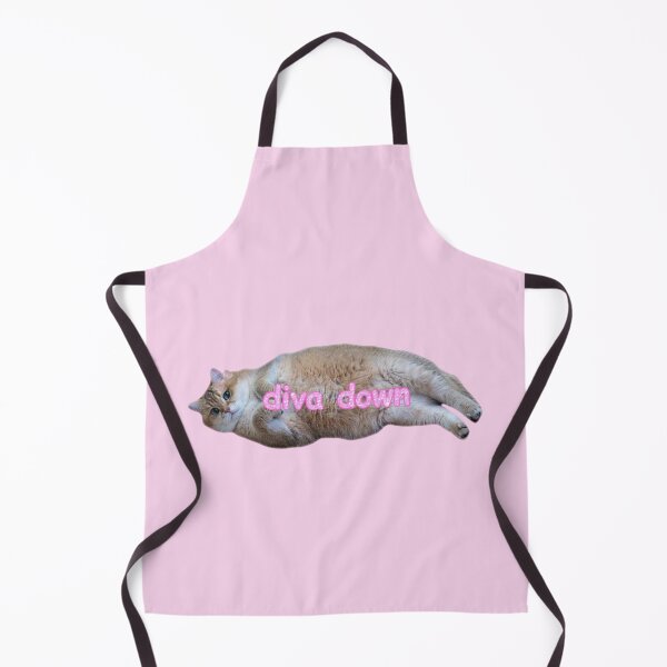 Item preview, "diva down" kitty!! designed and sold by PLANET-VEE.