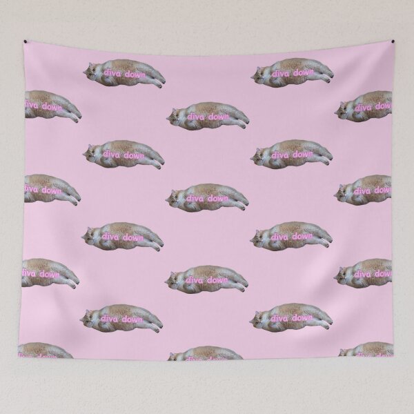 Item preview, "diva down" kitty!! designed and sold by PLANET-VEE.