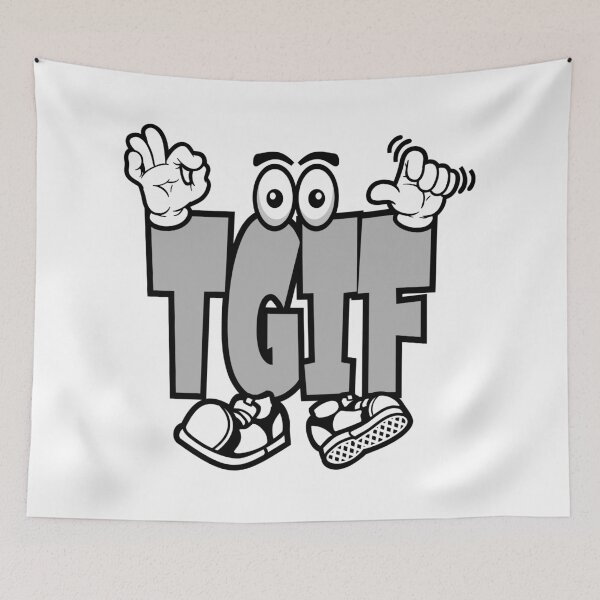 Item preview, TGIF - UNIVERSAL Graffitti Character Bold Retro designed and sold by NFTWords.