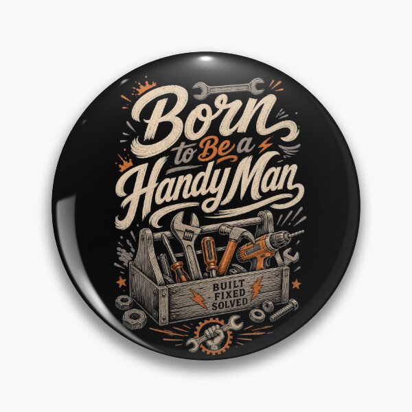 Item preview, Born to Be a HANDYMAN (V2) designed and sold by Birdie and Flynn.