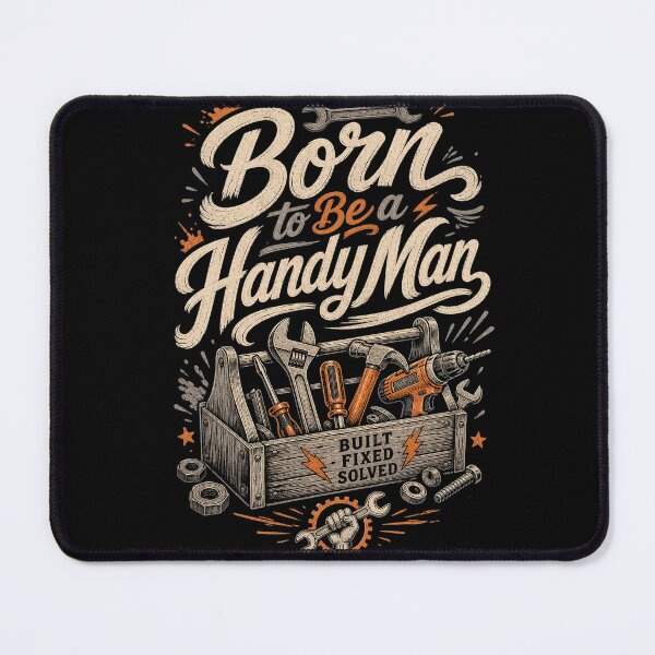Item preview, Born to Be a HANDYMAN (V2) designed and sold by Birdie and Flynn.