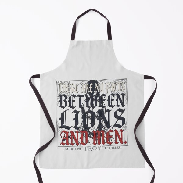 Item preview, There Are No Pacts Between Lions And Men - Achilles Quote Troy Film designed and sold by Enea Kelo.