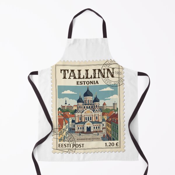 Item preview, Vintage Tallinn Estonia Alexander Nevsky Cathedral Travel Stamp designed and sold by k3rstman1.