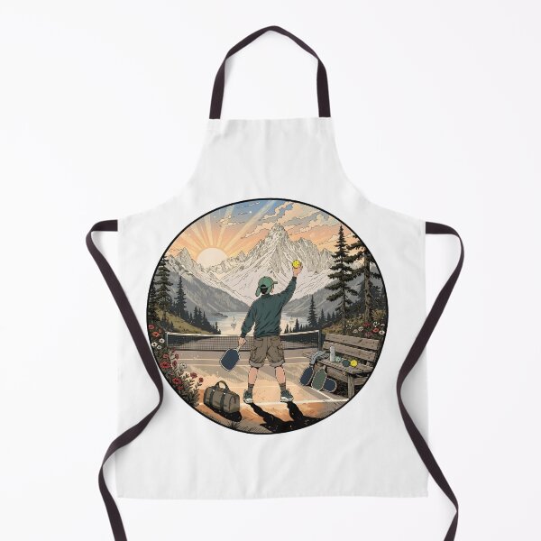 Item preview, Mountain Pickleball Sunset Rally designed and sold by DariaOltes.