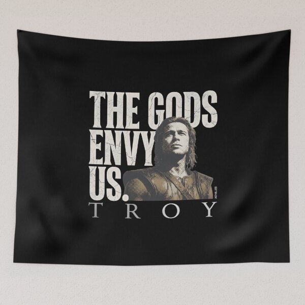 Item preview, The Gods Envy Us - Achilles Quote Troy Film designed and sold by Enea Kelo.