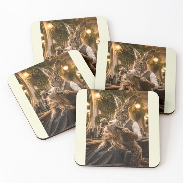 Item preview, Hare Stylist Funny Hairdresser Rabbit Pun Design designed and sold by Hornace88studio.
