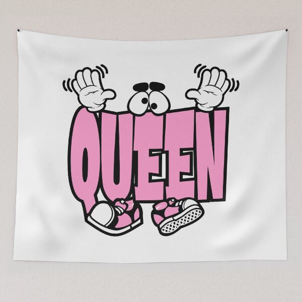 Item preview, Queen  - UNIVERSAL Typography Character Funny designed and sold by NFTWords.