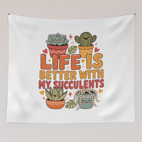 Item preview, Life Is Better With My Succulents designed and sold by AleksandraJac05.