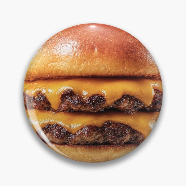 Item preview, Double Cheeseburger Graphic Tee | Hyper Realistic Burger designed and sold by Verycutethings.