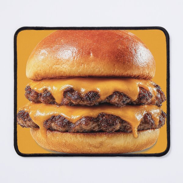Item preview, Double Cheeseburger Graphic Tee | Hyper Realistic Burger designed and sold by Verycutethings.