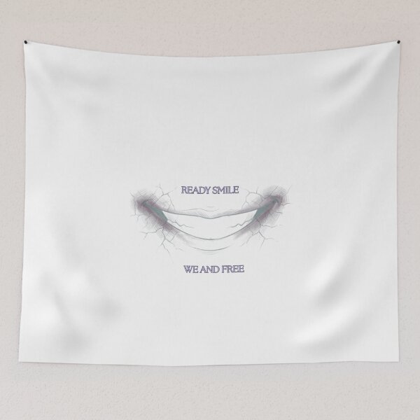 Item preview, Ready Smile We And Free Typography Art designed and sold by GrzegorzTravels.