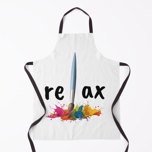 Artikelvorschau, Relax" Paint Brush Splash Art Design – Creative Calm T-Shirt entworfen und verkauft von DragonPrint.