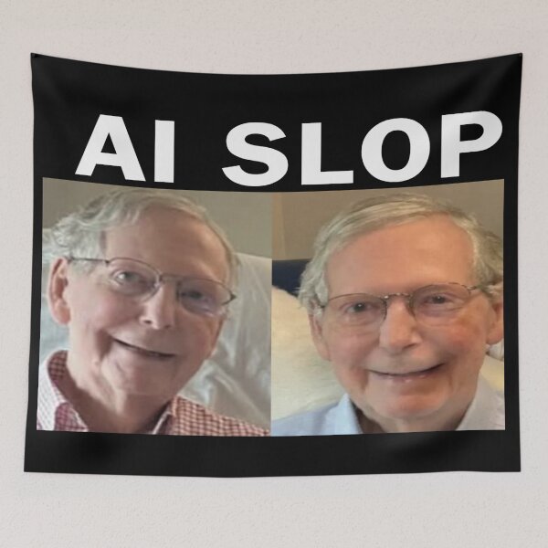 Item preview, Mitch McConnell AI Slop designed and sold by Cat Haven & Rescue .
