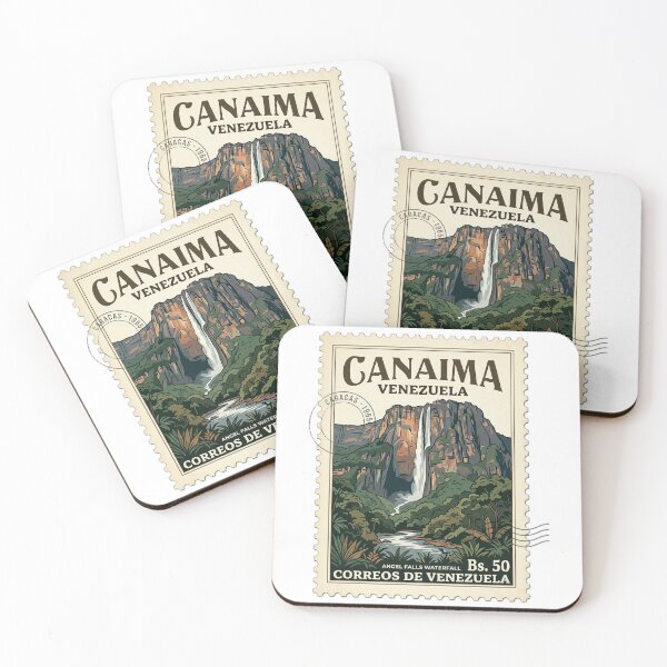 Item preview, Vintage Angel Falls Venezuela Travel Stamp designed and sold by k3rstman1.