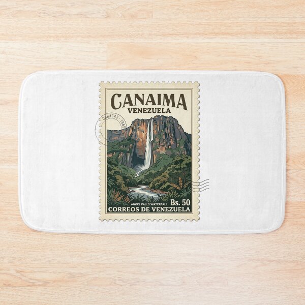Item preview, Vintage Angel Falls Venezuela Travel Stamp designed and sold by k3rstman1.