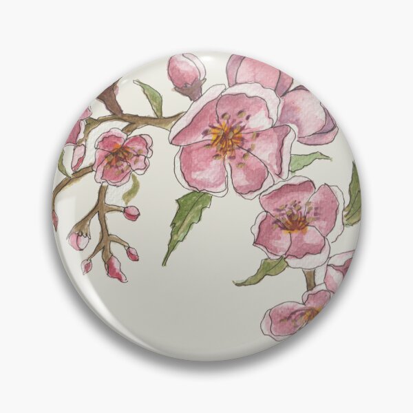 Item preview, Watercolour Cherry Blossoms – Elegant Floral Art Print designed and sold by LLilyArt.