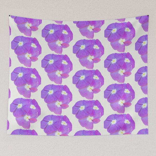 Item preview, Purple Periwinkle Flower Trio Transparent Sticker Graphic designed and sold by BalkanBloom.