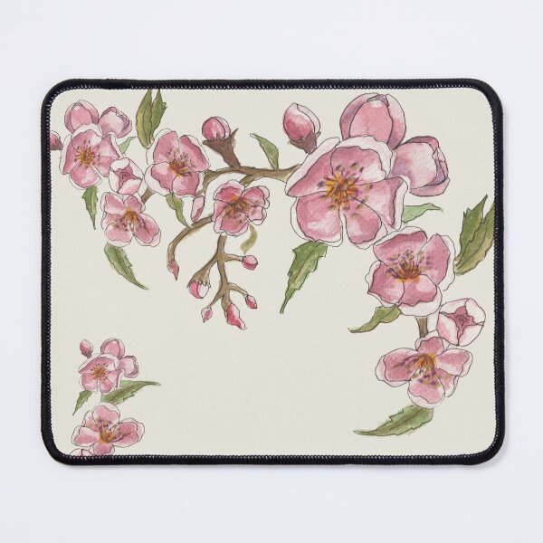 Item preview, Watercolour Cherry Blossoms – Elegant Floral Art Print designed and sold by LLilyArt.