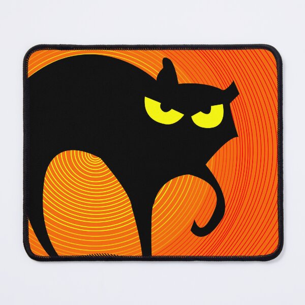 Item preview, Spooky Halloween Black Cat  designed and sold by Hena Tayeb.