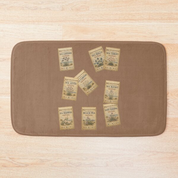 Item preview, Vintage Seed Packets PRINT ONLY NOT REAL- Coastal Wildflowers Series 001-009 - 6-part arrangement designed and sold by Beachy.