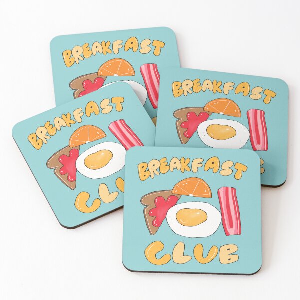 Item preview, Breakfast Club One (Aqua) designed and sold by yellowflowerhut.