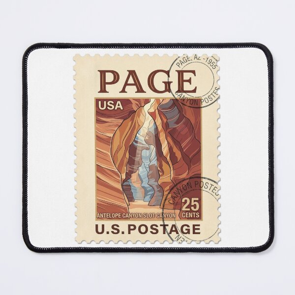 Item preview, Antelope Canyon Arizona Vintage Travel Stamp Postage designed and sold by k3rstman1.