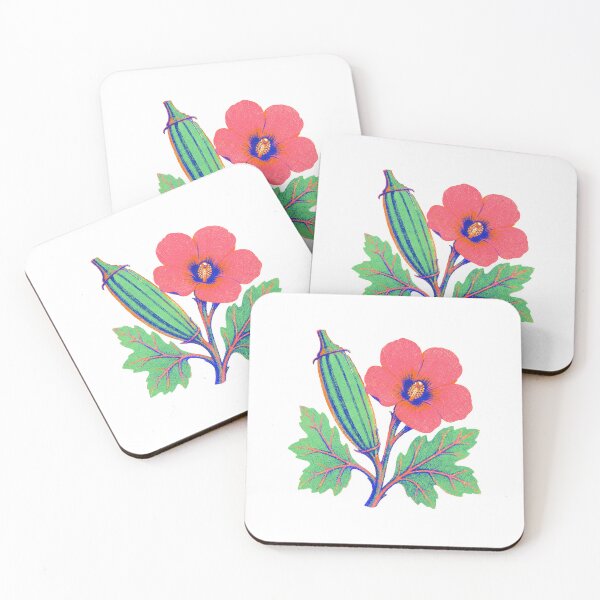Item preview, Okra Bloom and Pod designed and sold by The-Art-of-D.