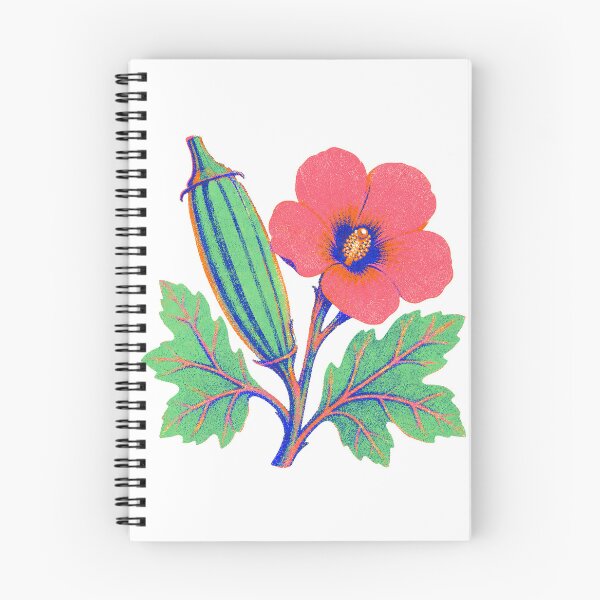 Item preview, Okra Bloom and Pod designed and sold by The-Art-of-D.
