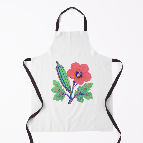 Item preview, Okra Bloom and Pod designed and sold by The-Art-of-D.