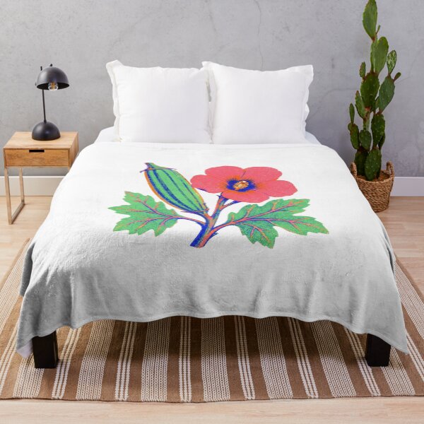 Item preview, Okra Bloom and Pod designed and sold by The-Art-of-D.